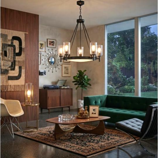 mid century fekete vas lancos csillar antik uvegburas elegans rusztikus lampa retro nappali vilagitas.jpg